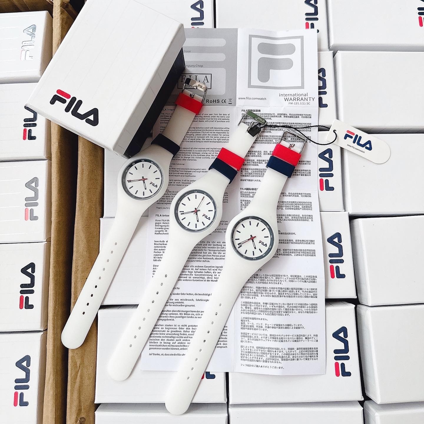 Đồng Hồ FIla Silicon Full Box