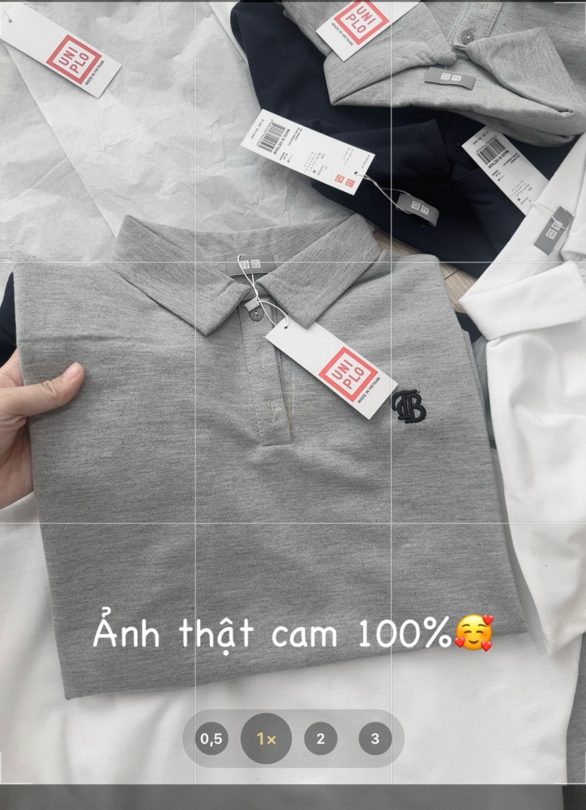 ÁO POLO UNIQLO TAY LIỀN