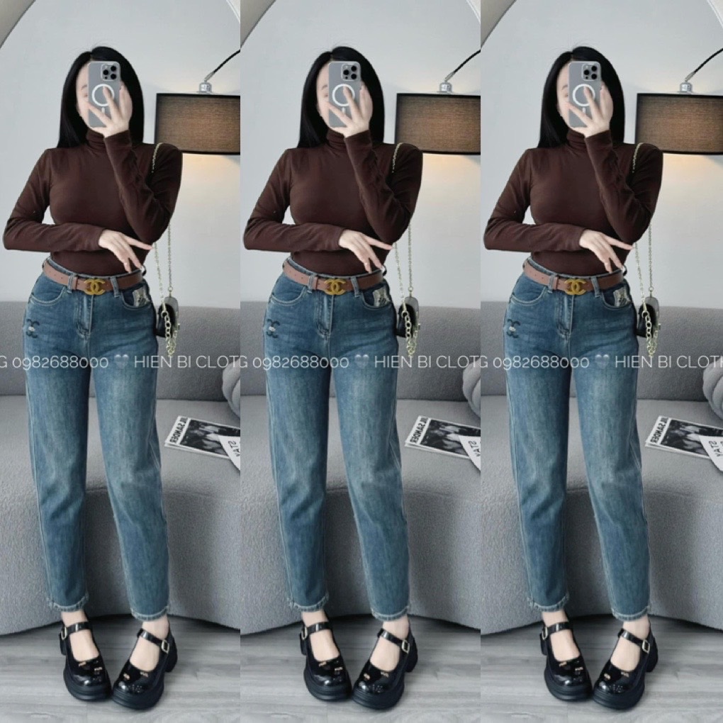 Quần Baggy Thêu Chanle 977