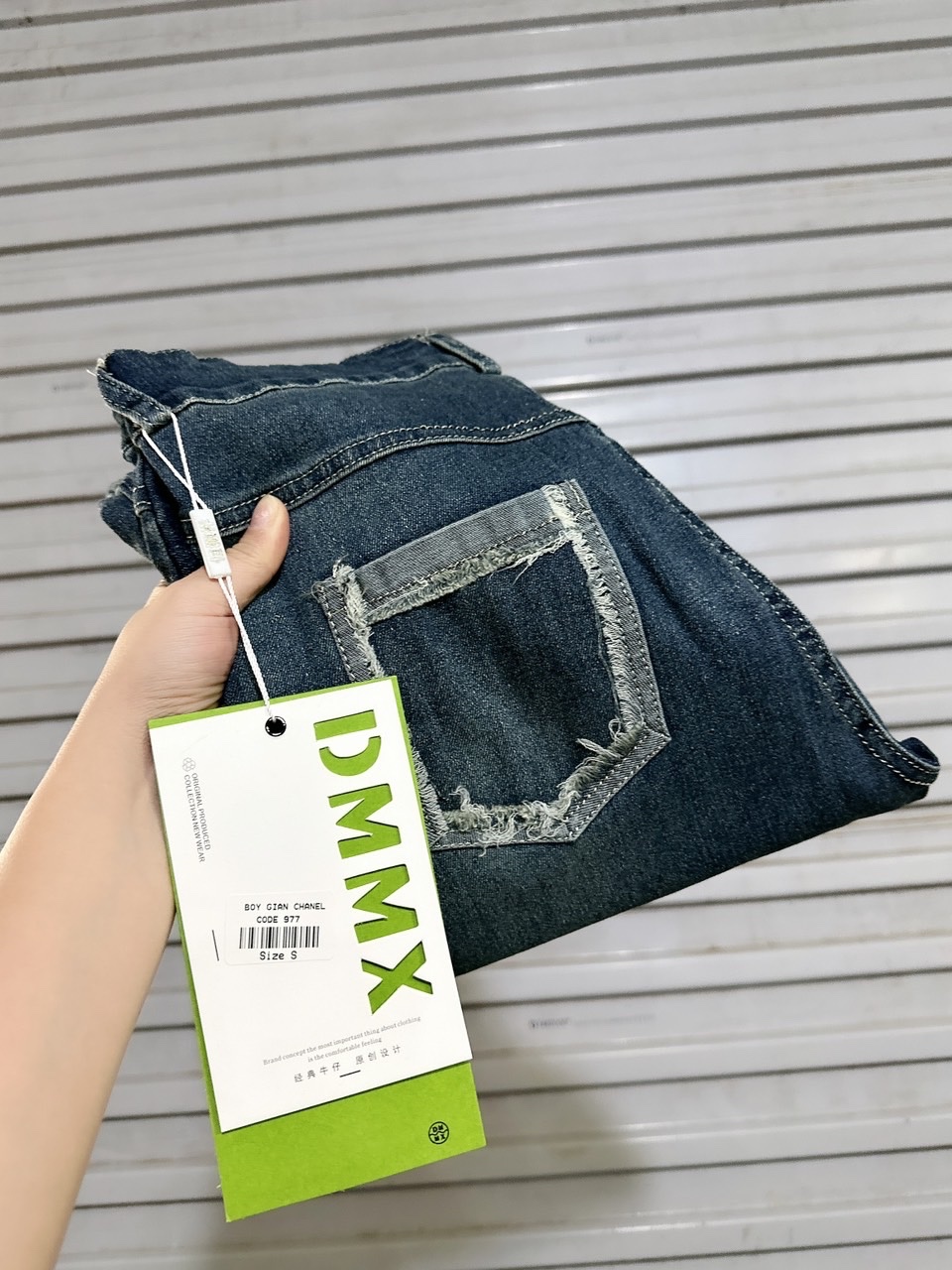 Quần Baggy Thêu Chanle 977