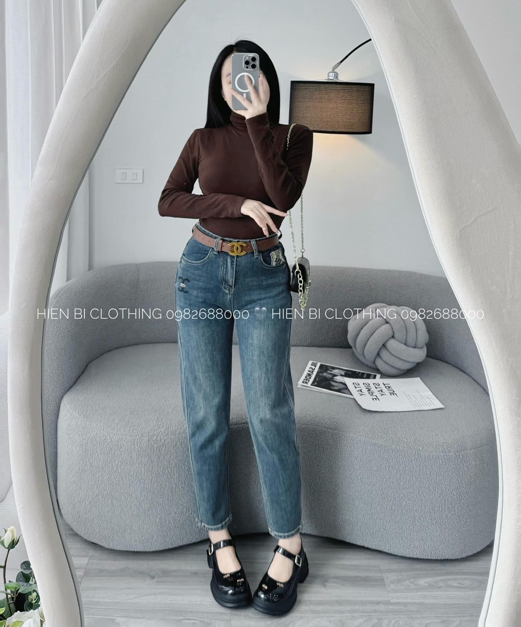 Quần Baggy Thêu Chanle 977