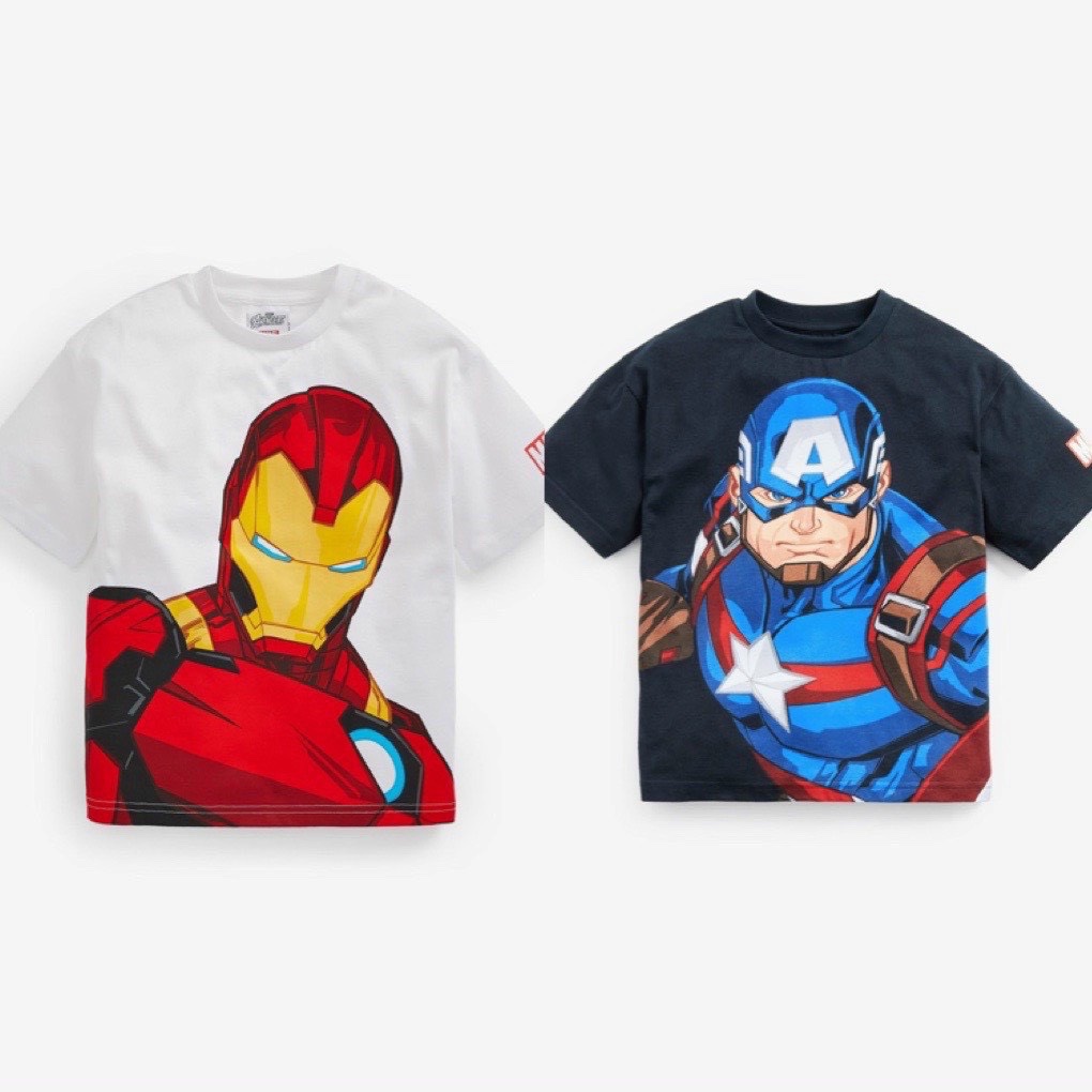 Set 2 Áo Marvel Bé Trai