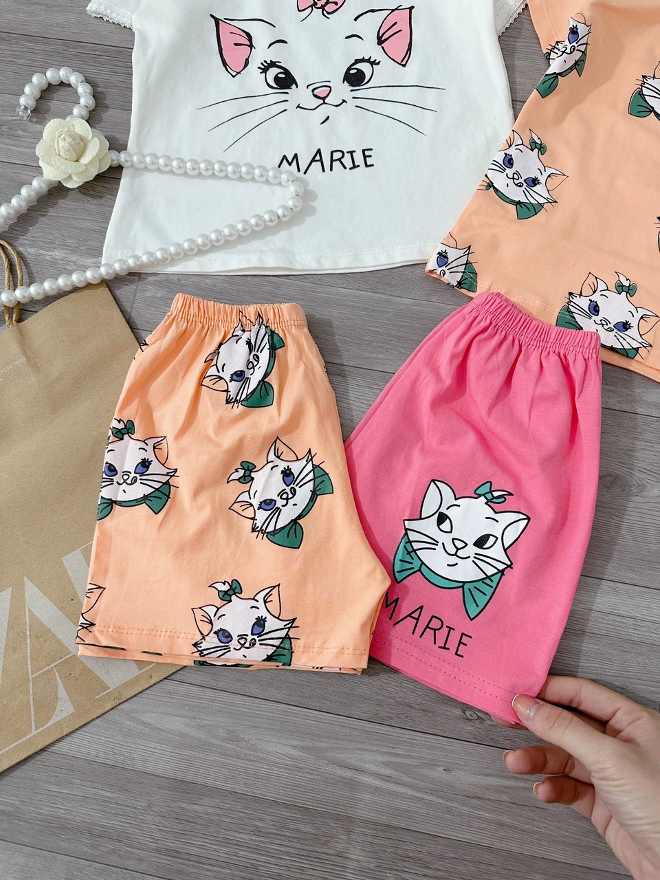 Set 2 Bộ Mèo Marie Bé