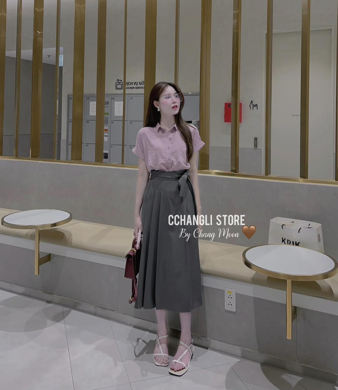 Sơ Mi Tím Đũi Tay Vạt