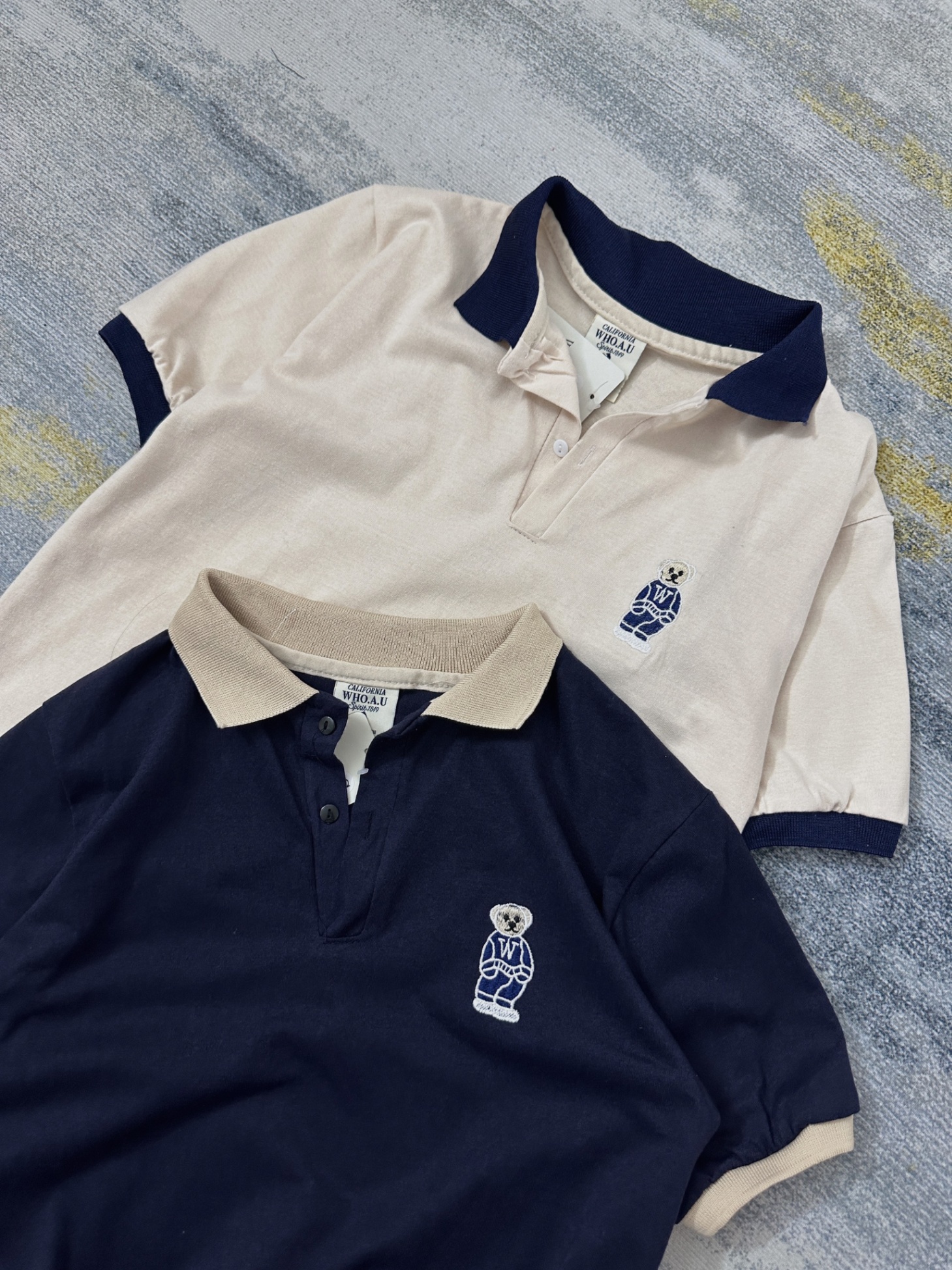 Váy Polo Thêu Gấu 2 Màu