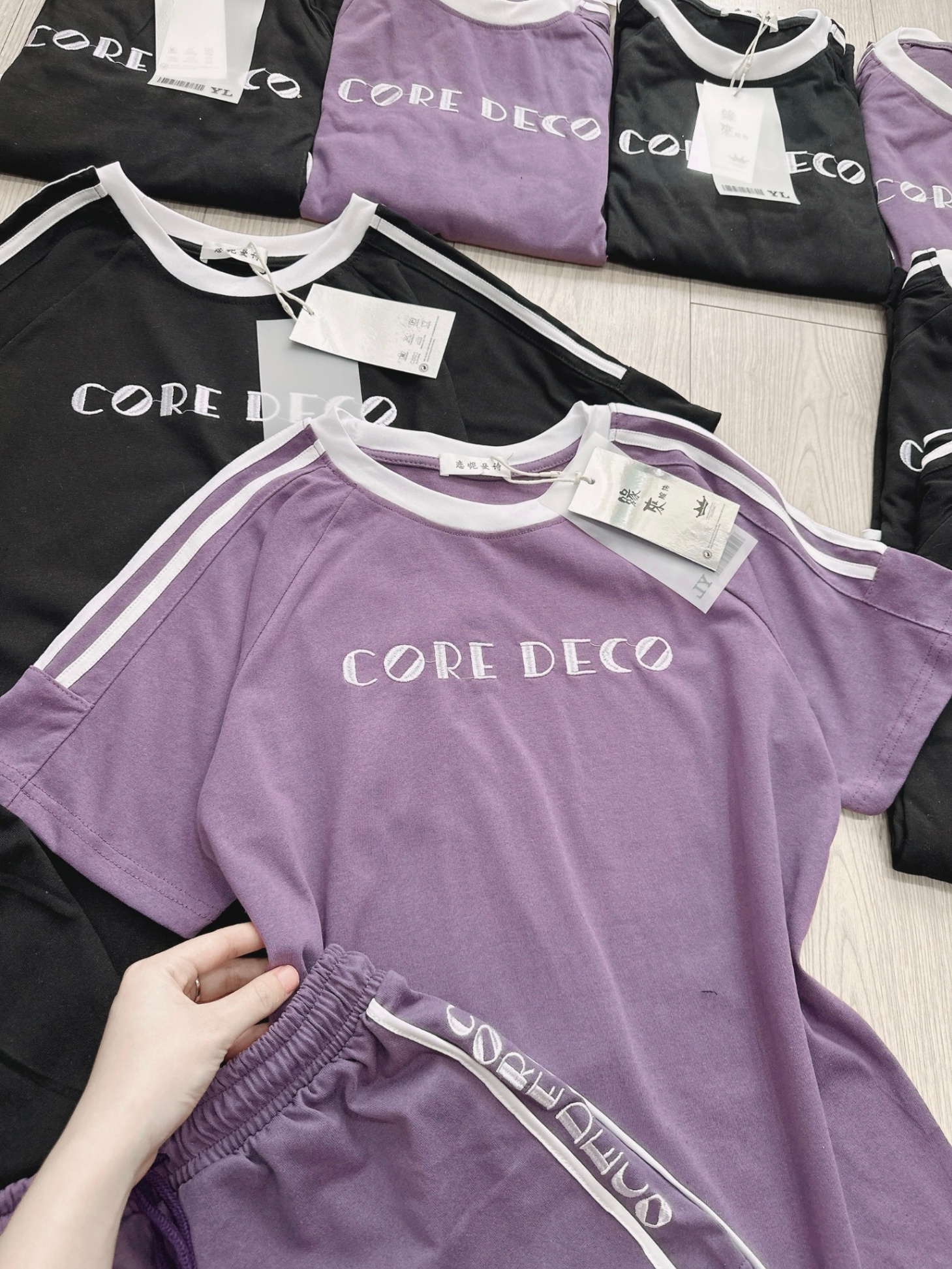 Bộ Cộc Deco Chạy Sọc Viền