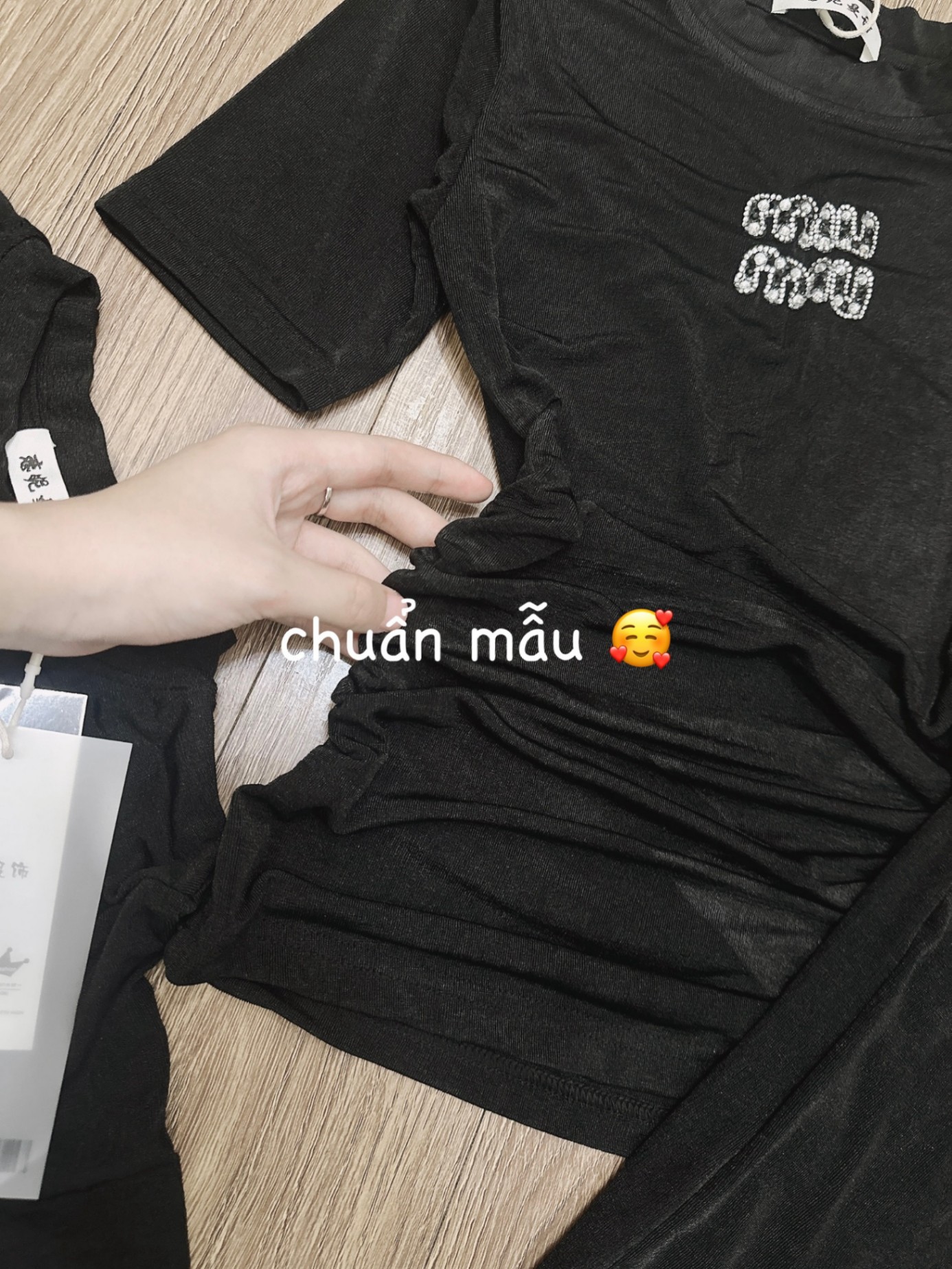 Bộ Vải Nhún KIm Sa Dúm Eo