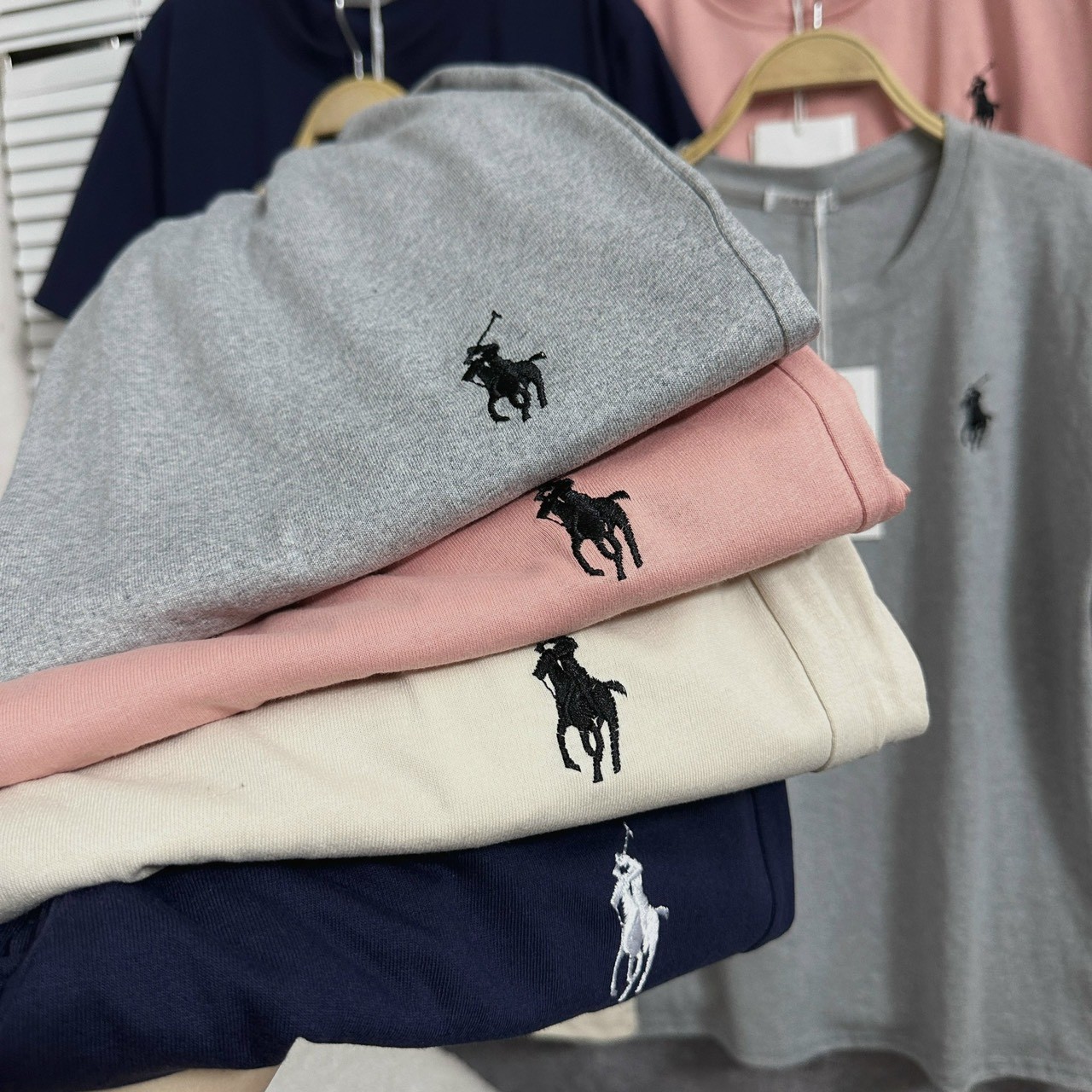 Bộ Cotton Thêu Ngựa 4 Màu