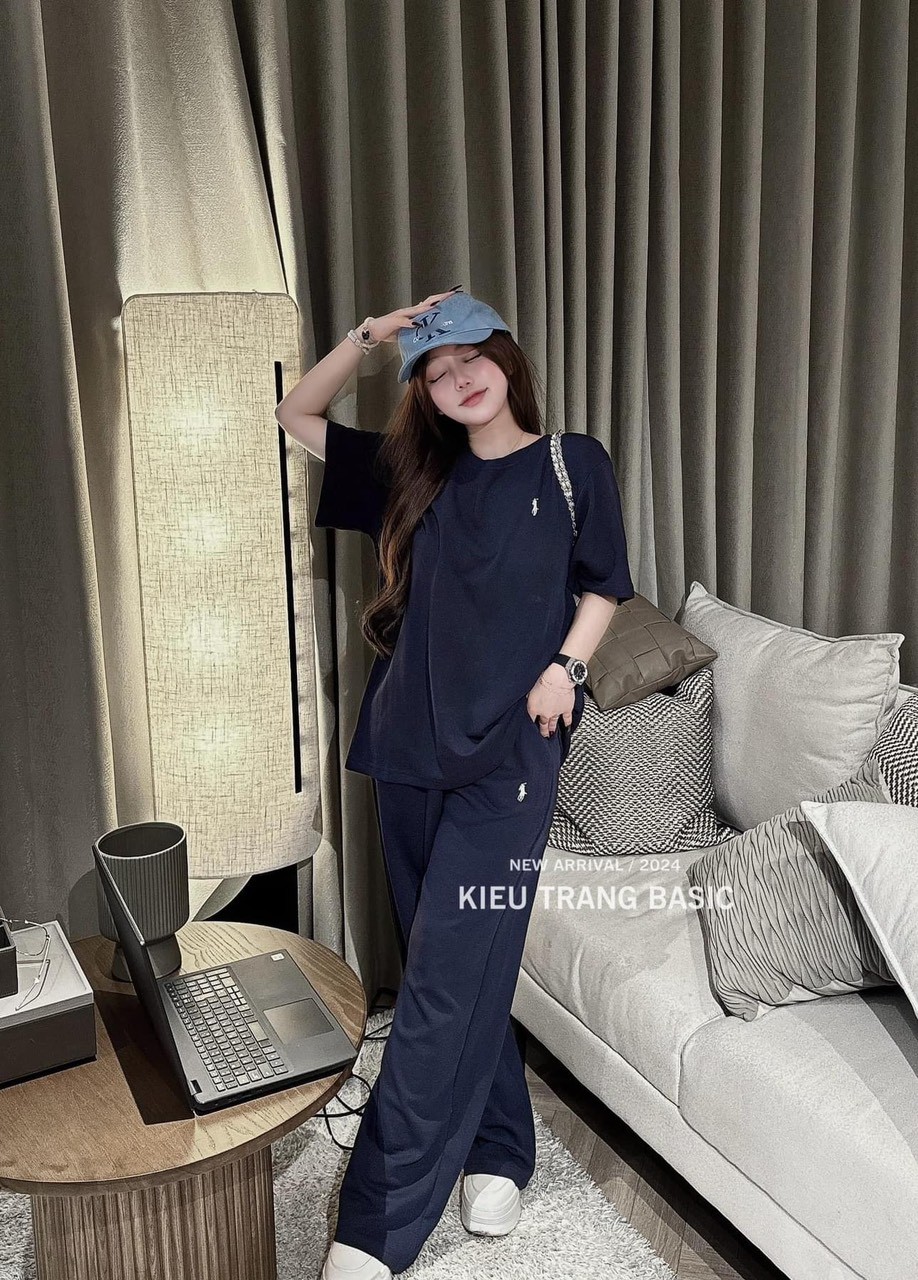 Bộ Cotton Thêu Ngựa 4 Màu