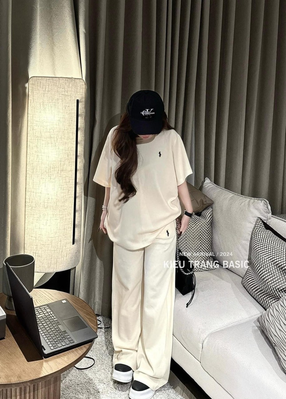Bộ Cotton Thêu Ngựa 4 Màu