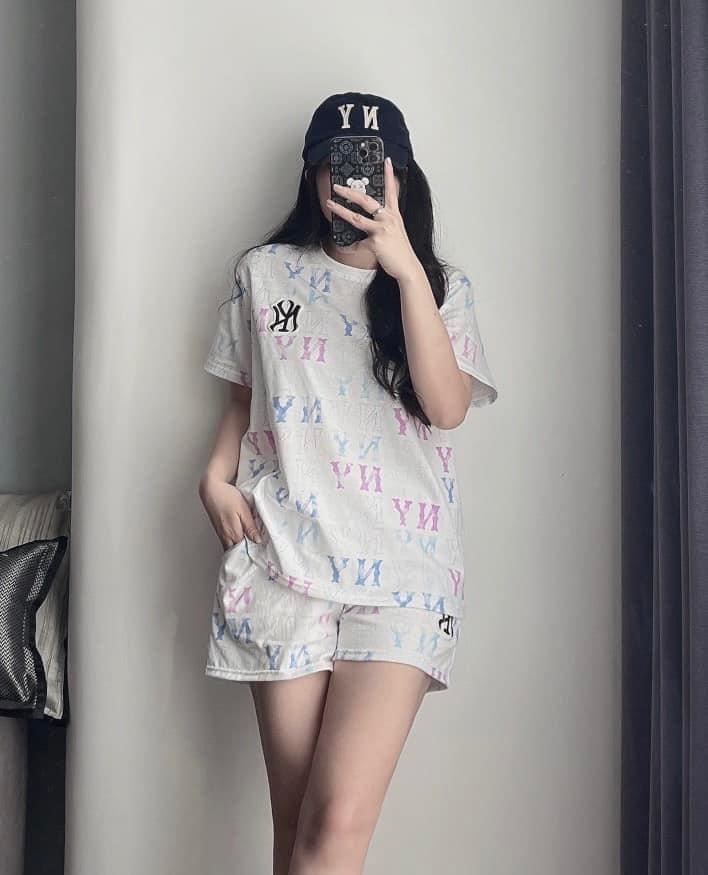 Bộ Cộc Nâu Trắng Trần NY