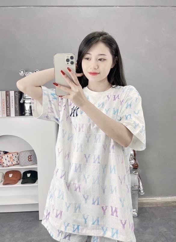 Bộ Cộc Nâu Trắng Trần NY