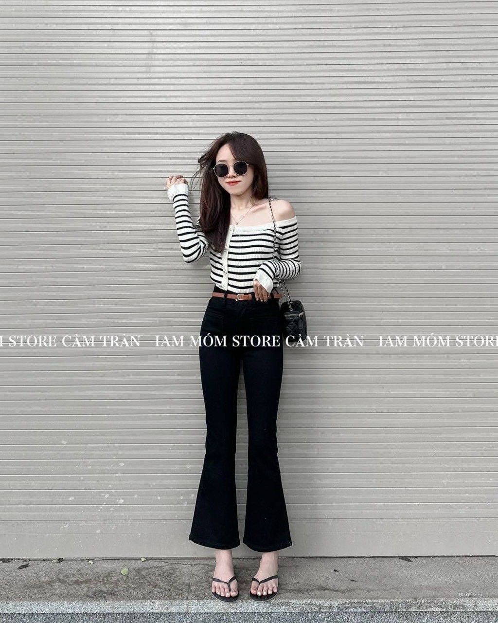 Quần Loe Vintex Kèm Đai