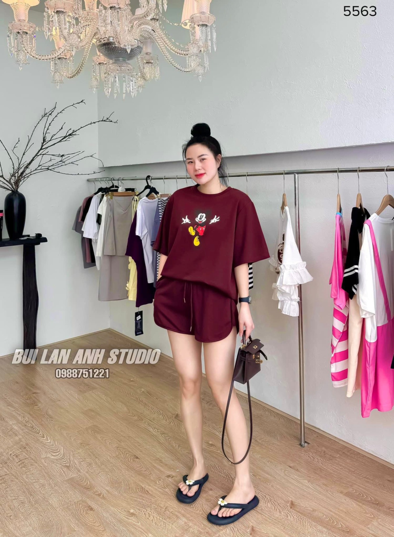 Bộ Cộc Trơn In MK 3 Màu
