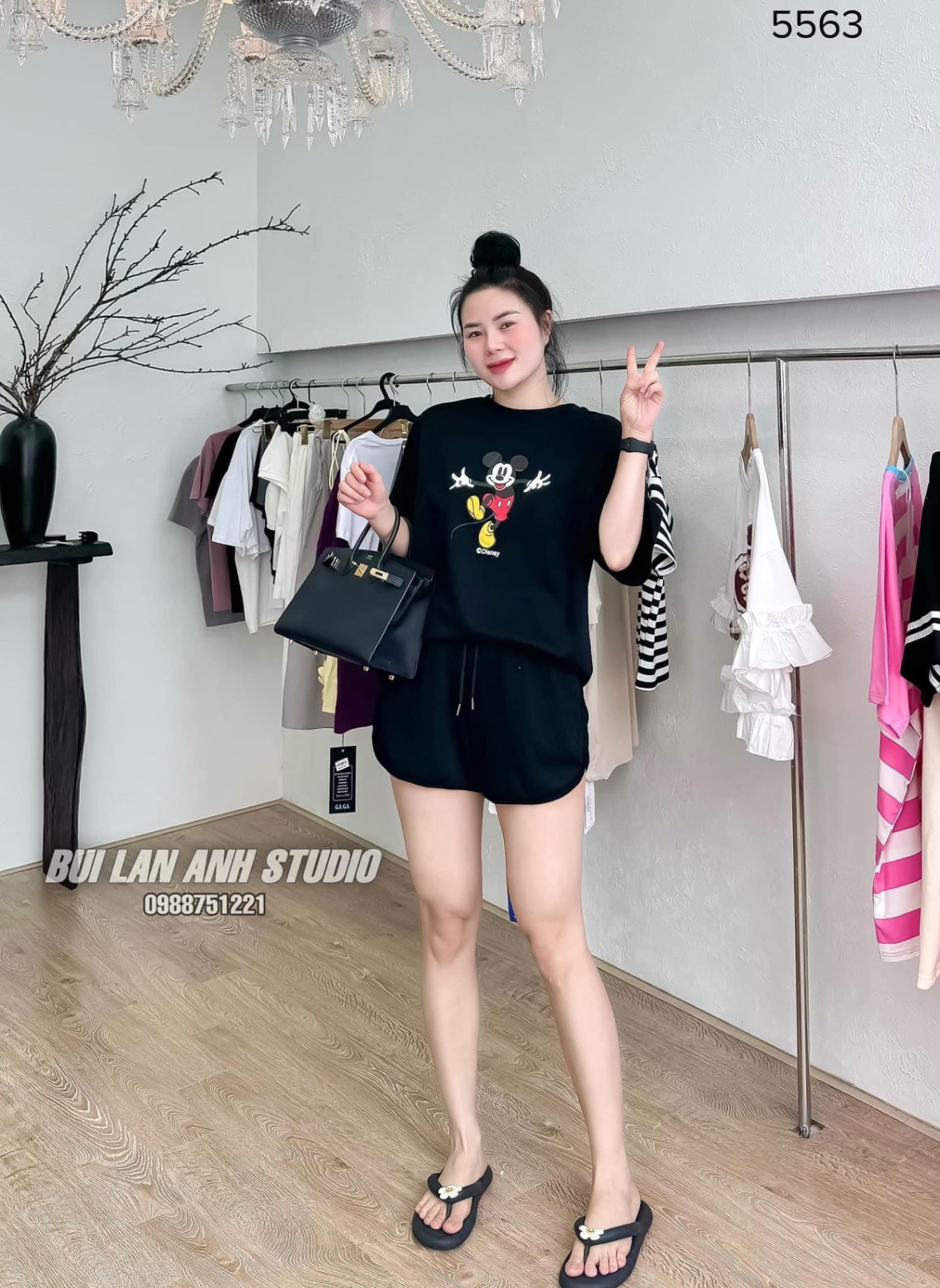 Bộ Cộc Trơn In MK 3 Màu