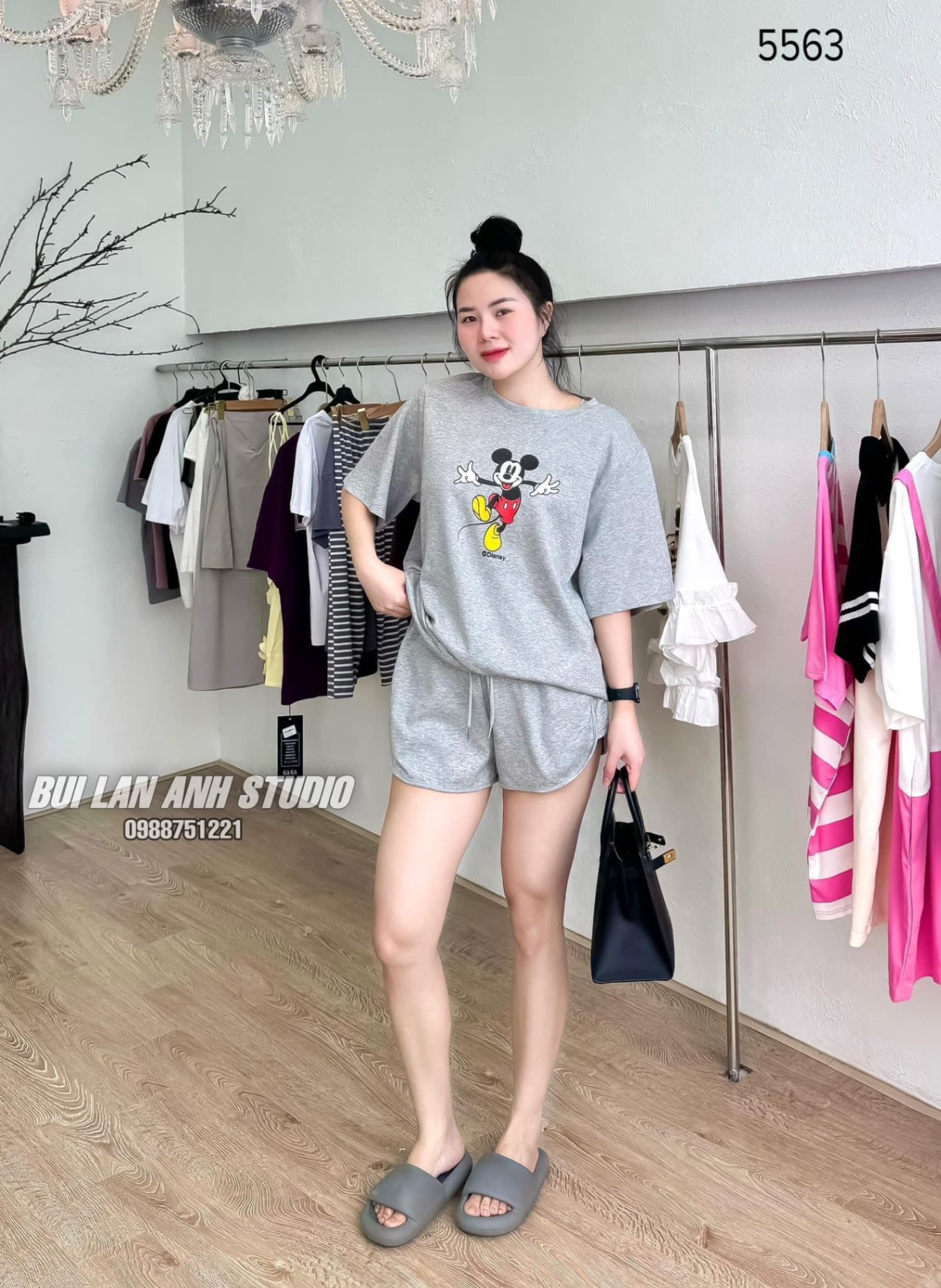 Bộ Cộc Trơn In MK 3 Màu