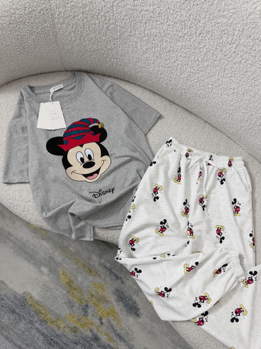 Set Quần Bo Chun Mickey 2 Màu