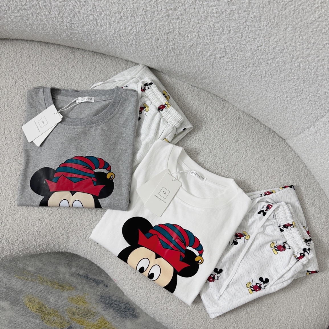 Set Quần Bo Chun Mickey 2 Màu