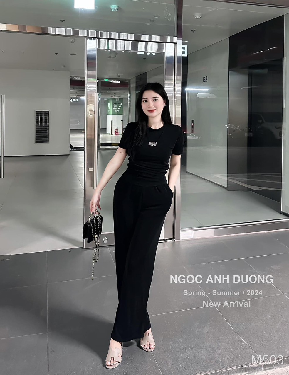 Bộ Nhung Wang Kim Sa Nhún Eo