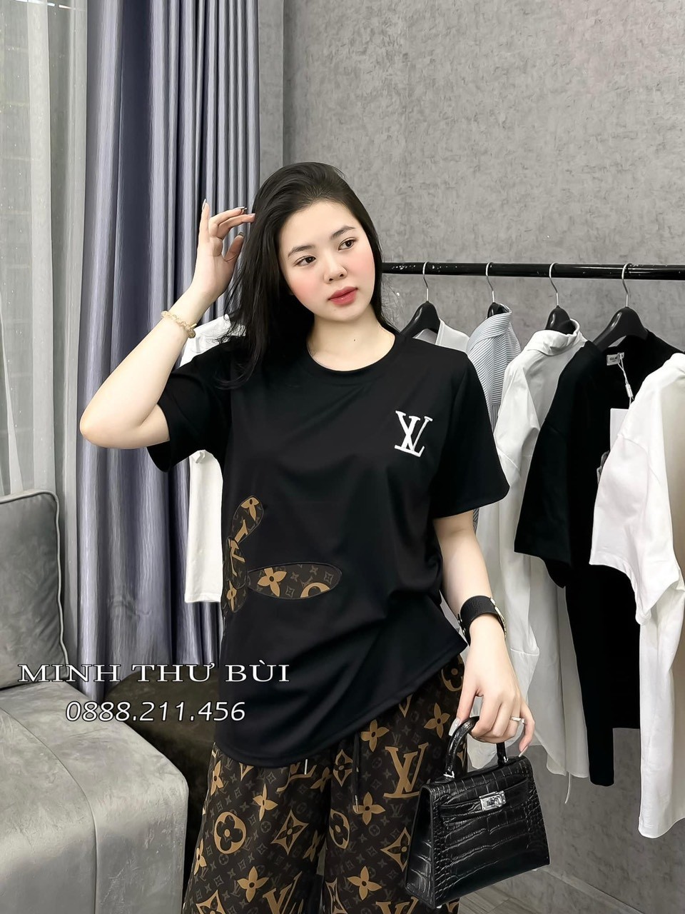 Bộ LV Tai Thỏ 2 Màu
