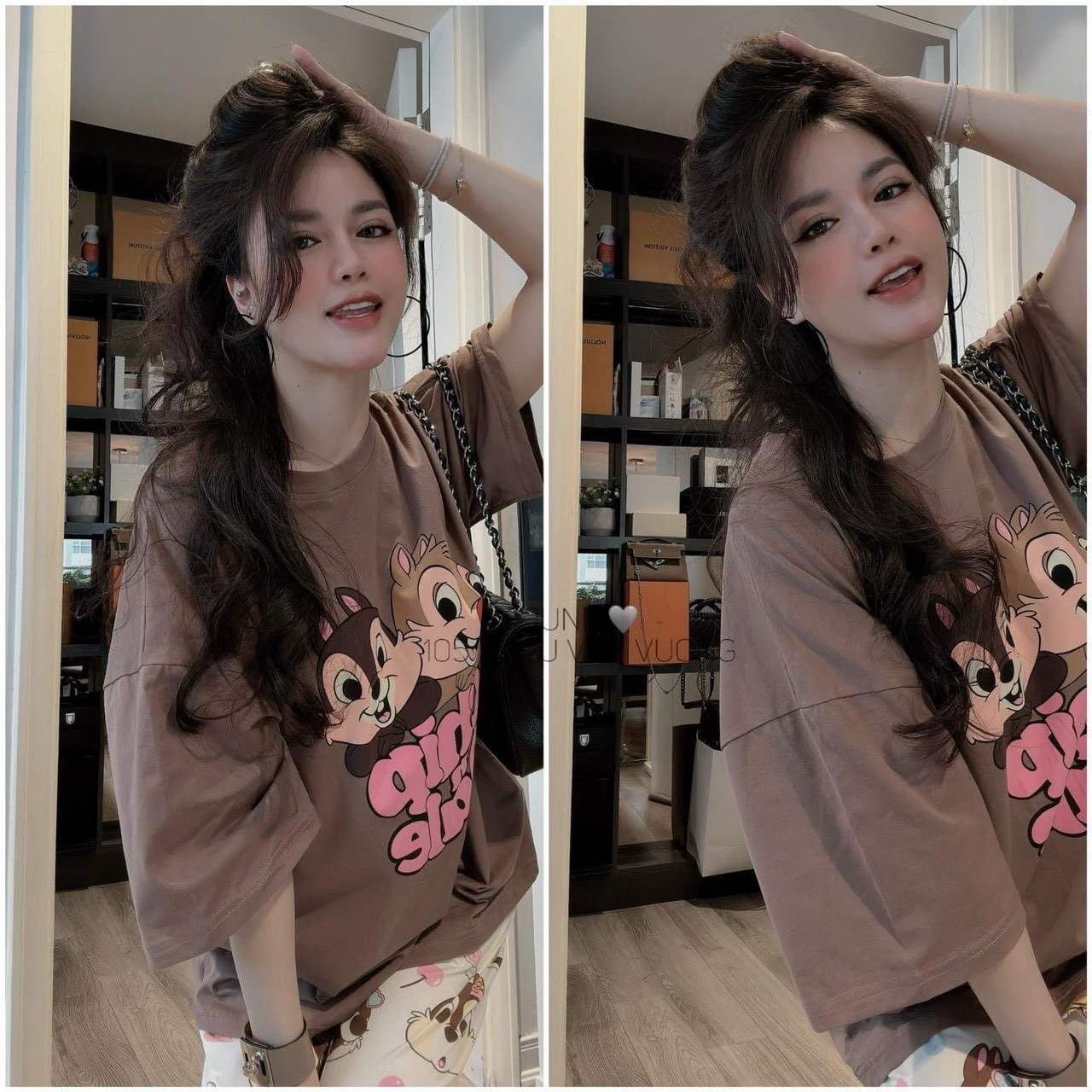 Bộ Sóc Nâu 2 Màu