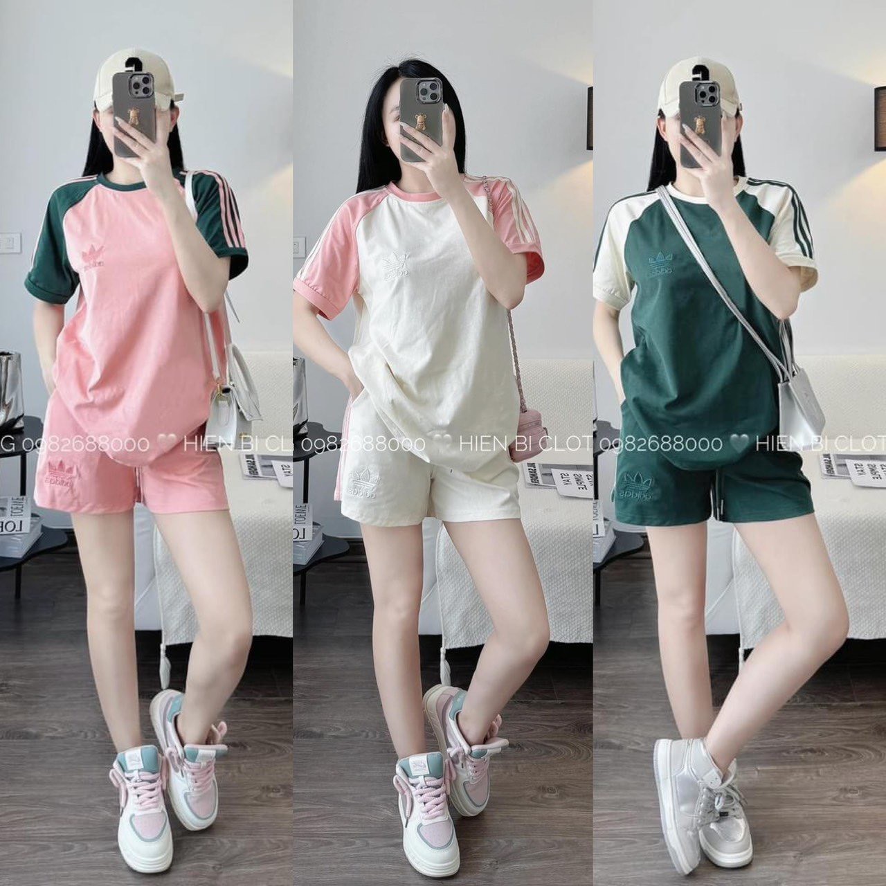 Bộ Das Cộc Phối Vai 3 Màu