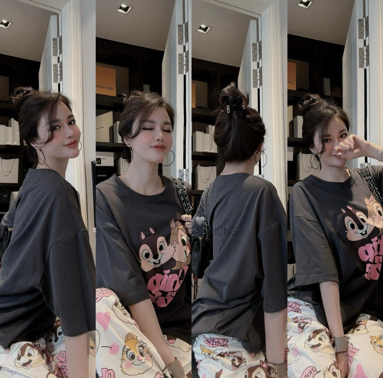 Bộ Sóc Nâu 2 Màu