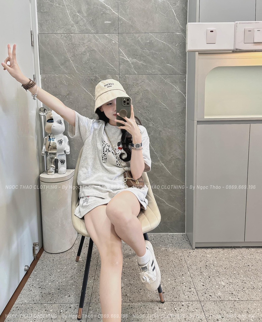 Bộ Cộc Chó 2 Màu