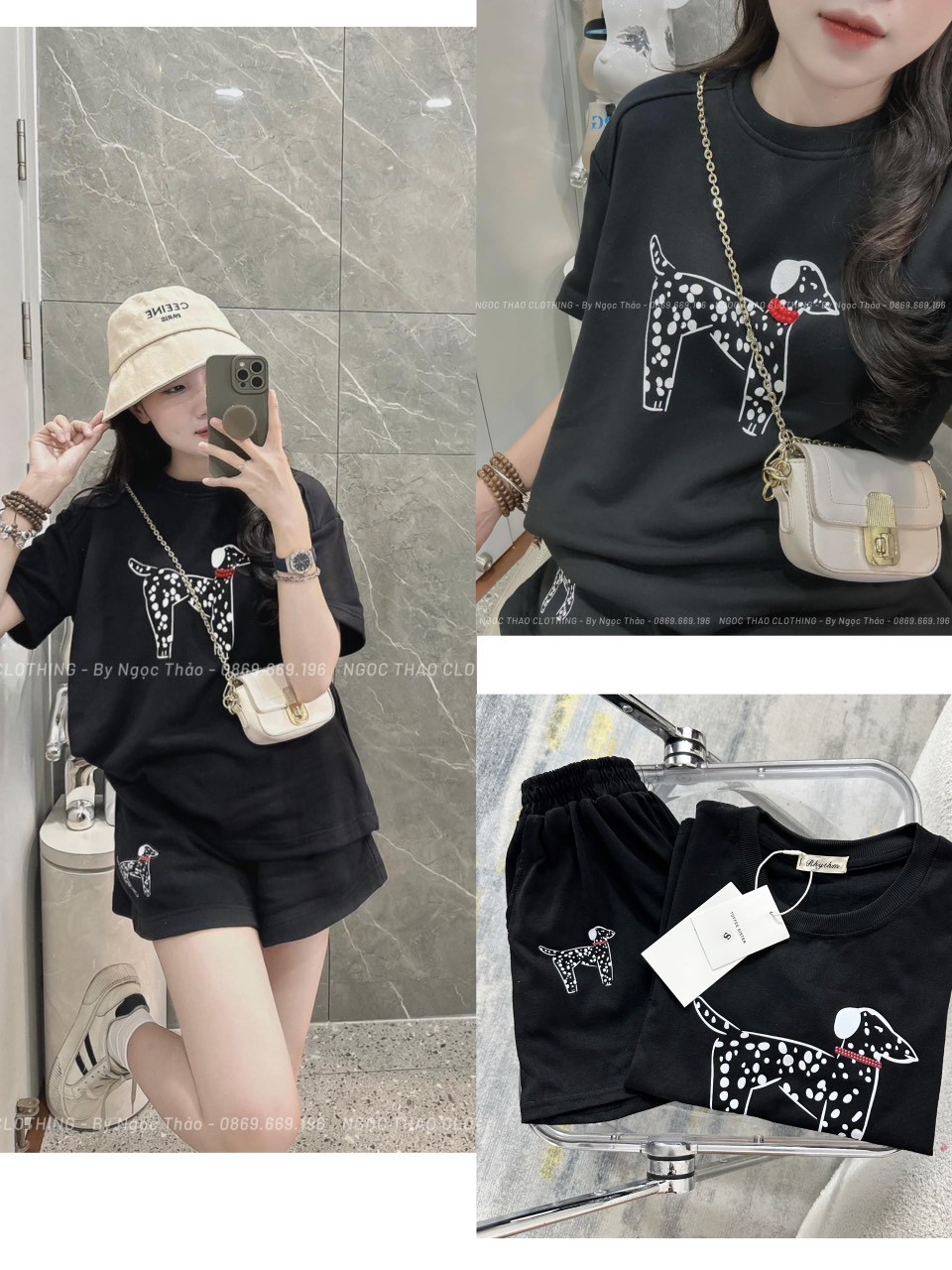 Bộ Cộc Chó 2 Màu