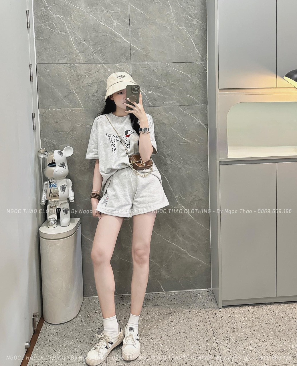 Bộ Cộc Chó 2 Màu