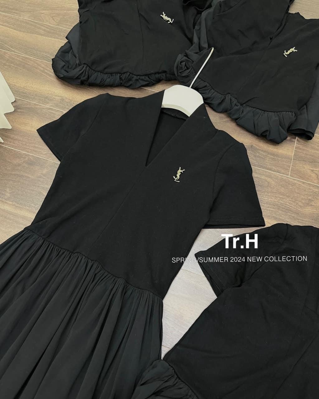 Váy Đen Xòe YSL