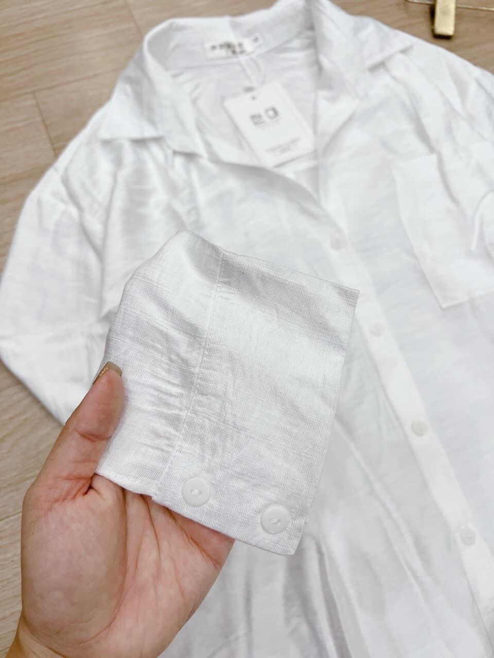 Bộ SM Trắng Quần Đùi 2 Lớp