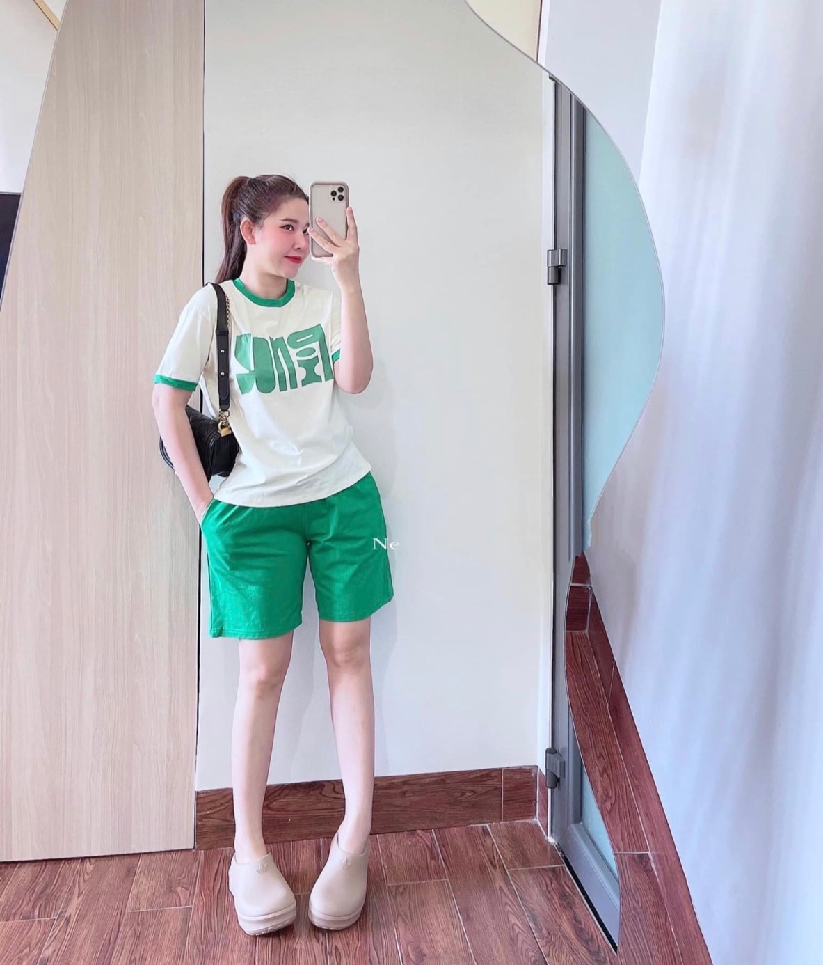 Bộ Cộc 2 Màu Xanh Hồng In PI