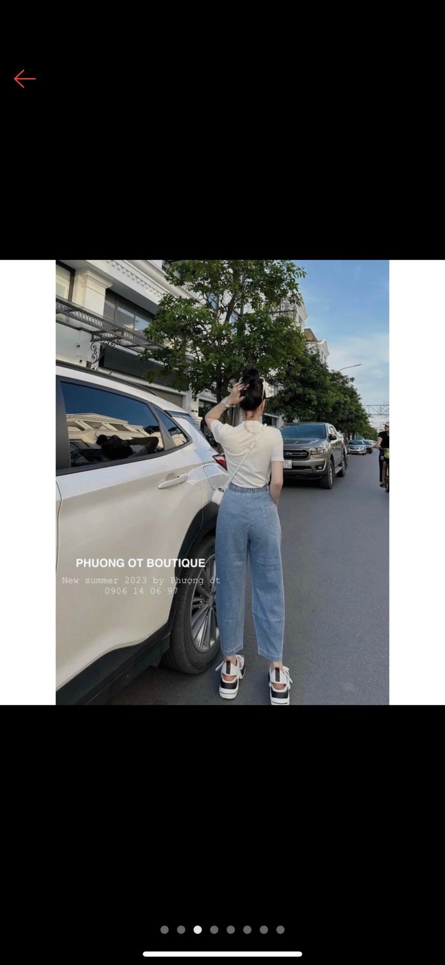 Quần Jeans Baggy Xanh Nhạt Cạp Chun