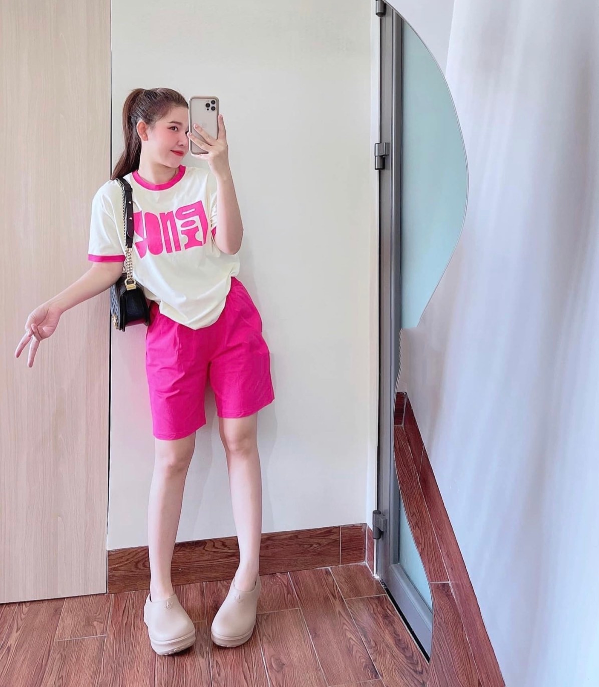 Bộ Cộc 2 Màu Xanh Hồng In PI
