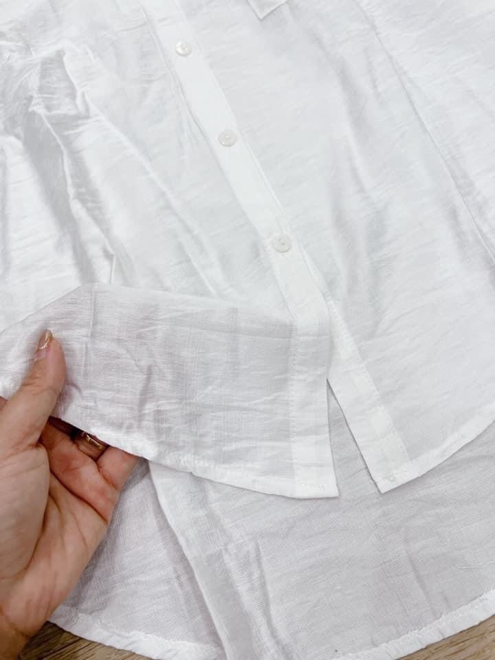 Bộ SM Trắng Quần Đùi 2 Lớp