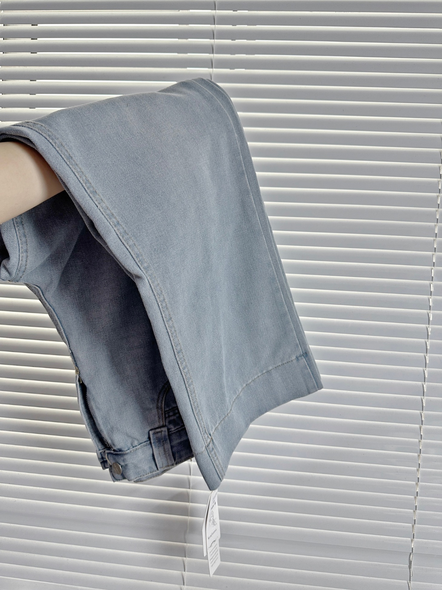 Quần Jeans Suông Xanh Nhạt