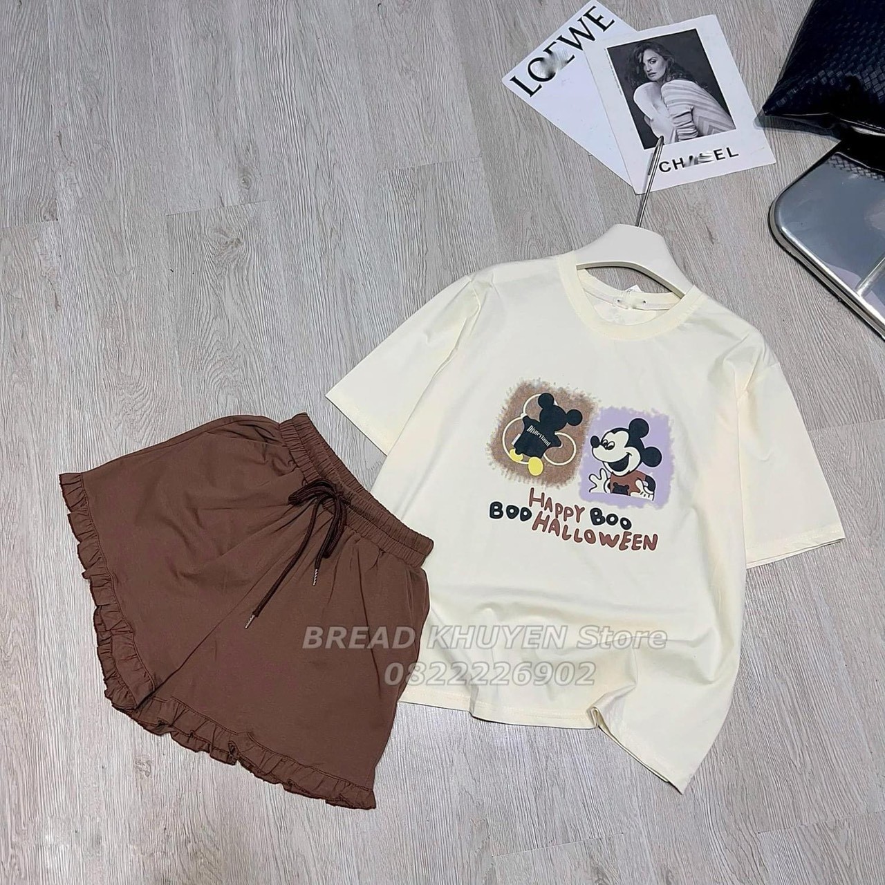 Bộ Cộc 3 Màu Mickey Happy