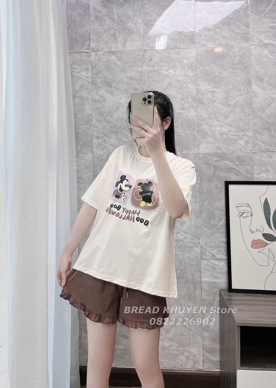 Bộ Cộc 3 Màu Mickey Happy
