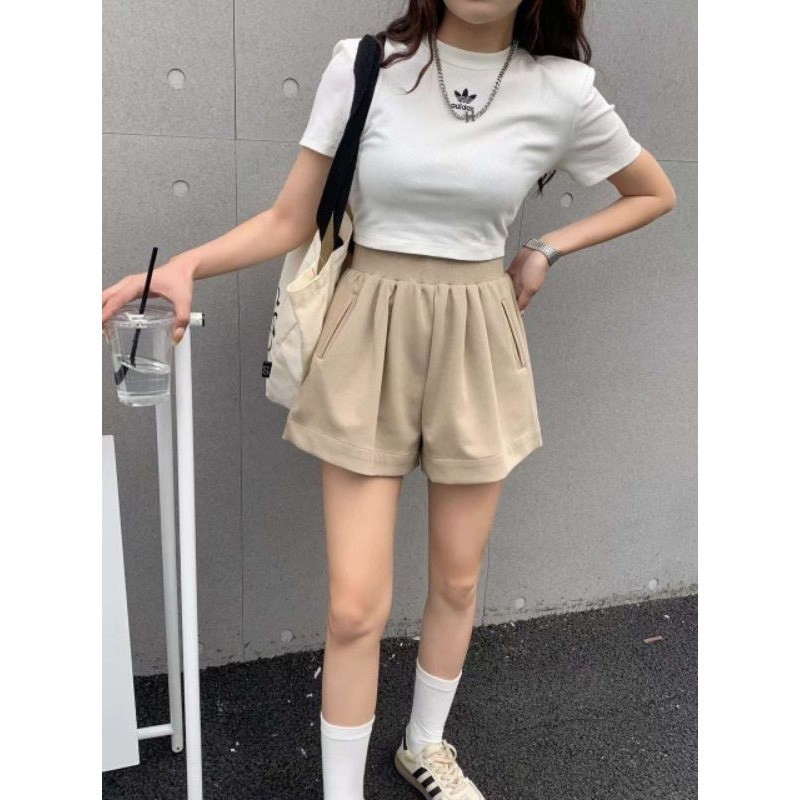 Sét 2 Quần Đùi Nỉ Nốp Đen Be