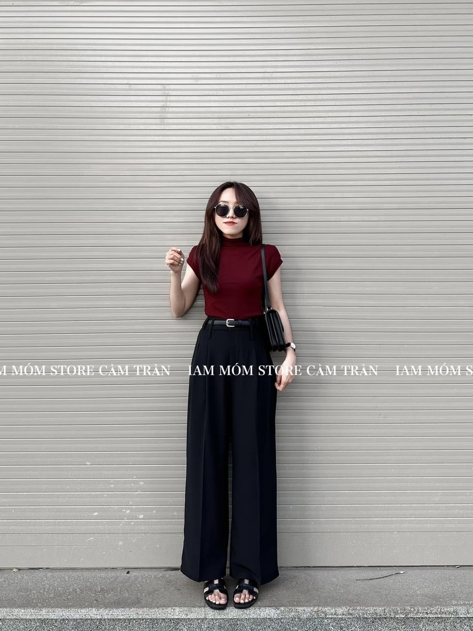 Quần Vải Suông Cạp Cúc 3 Màu