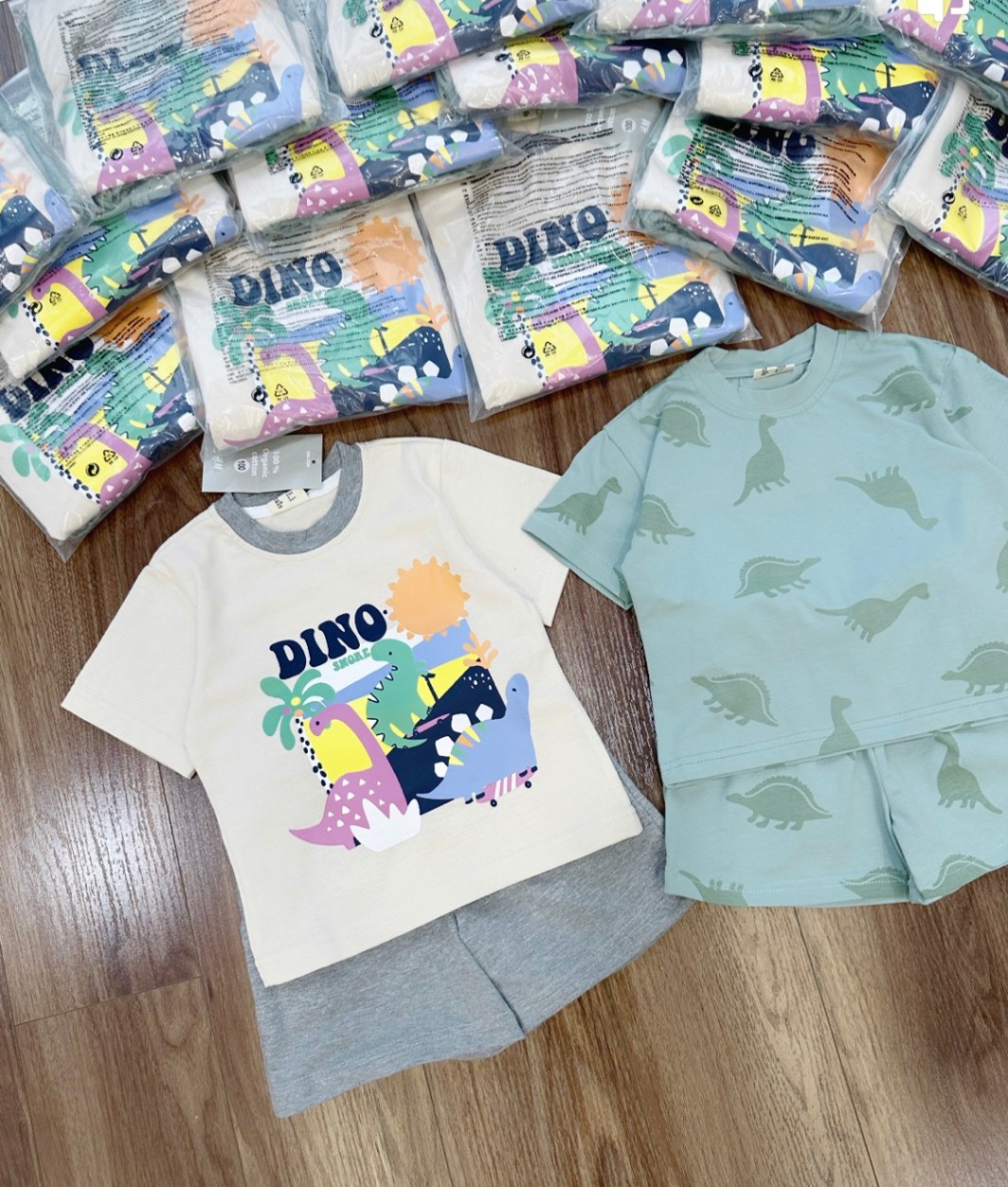 Sét 2 Bộ Cộc Khủng Long Dino Bé