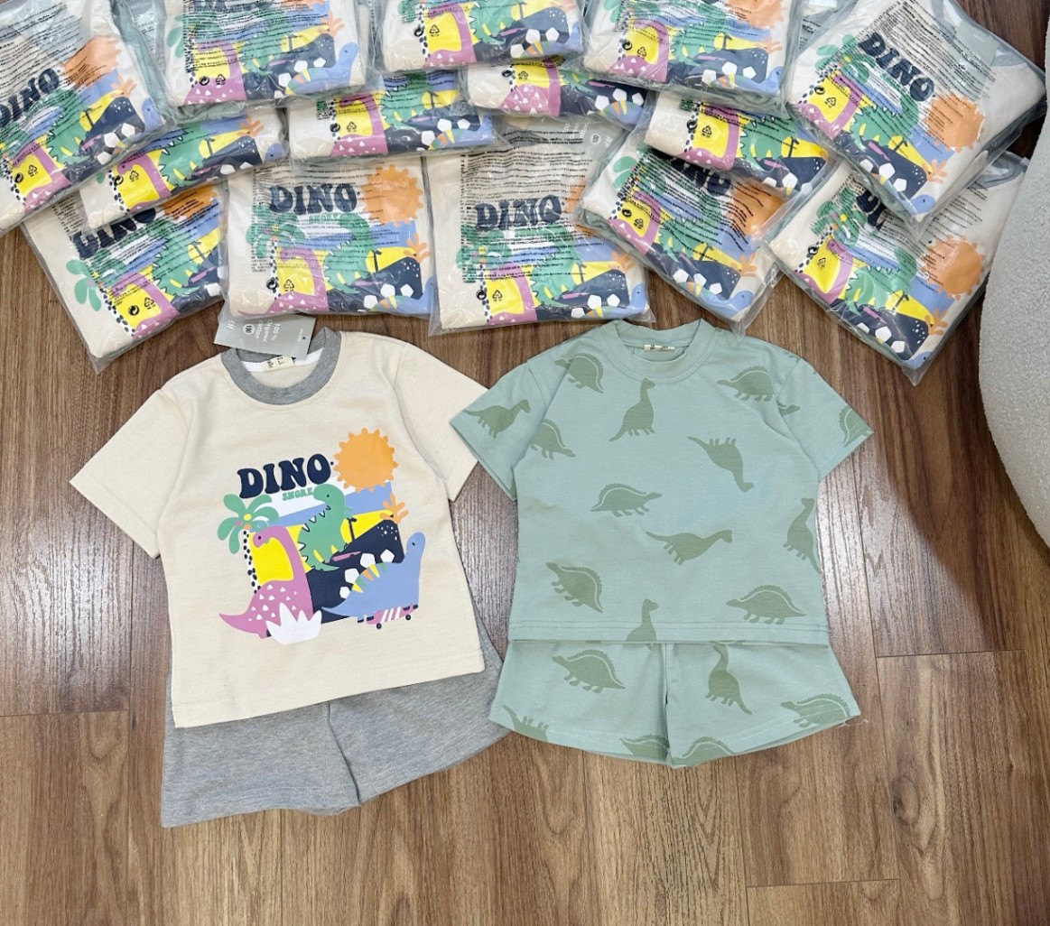 Sét 2 Bộ Cộc Khủng Long Dino Bé