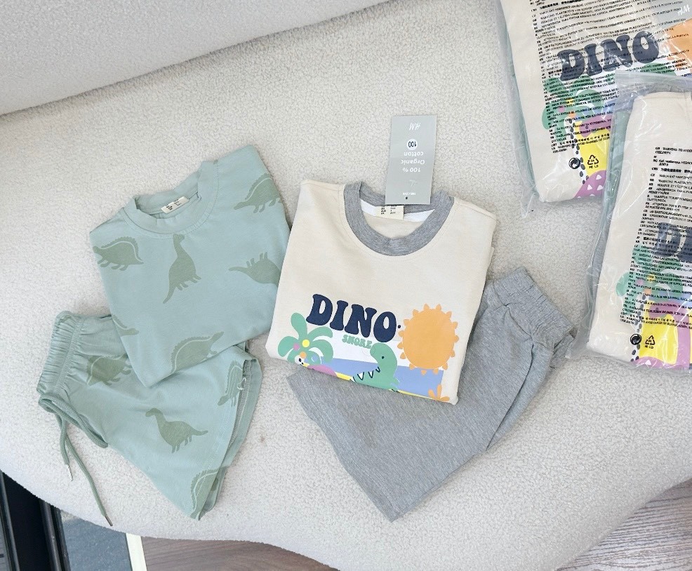 Sét 2 Bộ Cộc Khủng Long Dino Bé