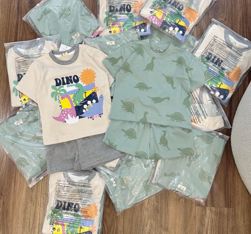 Sét 2 Bộ Cộc Khủng Long Dino Bé
