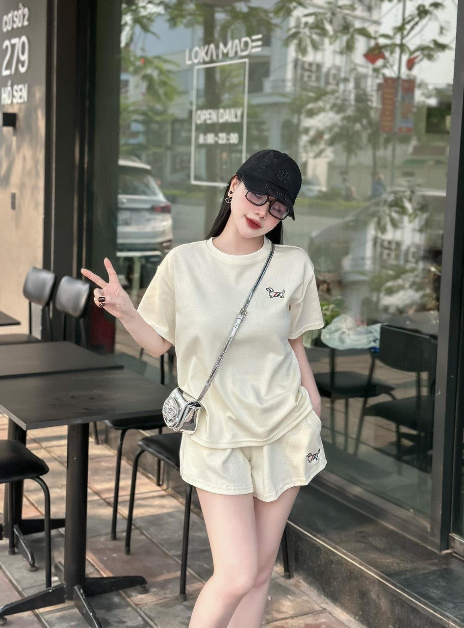 Bộ Cộc Nhũ In Chó 4 Màu