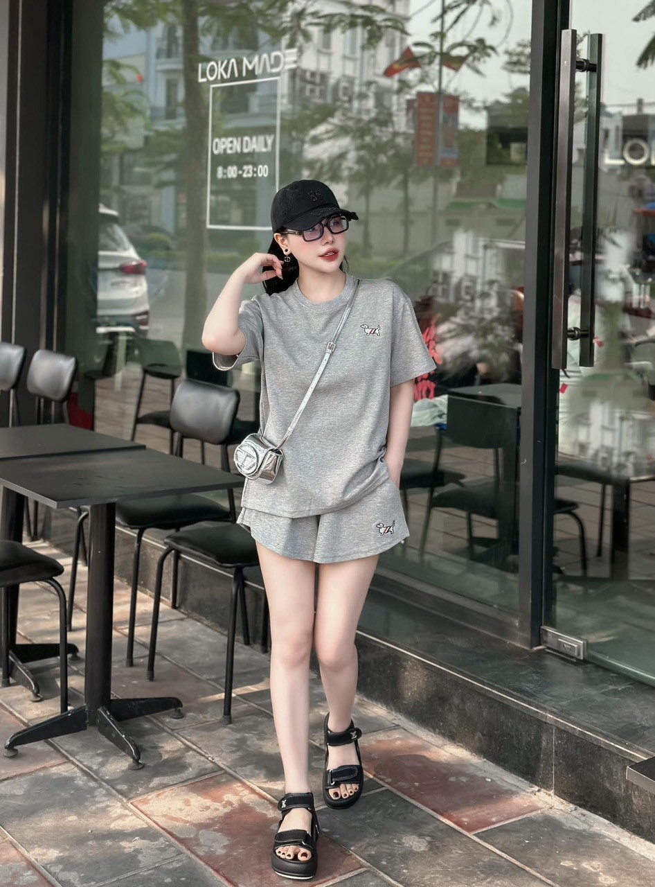 Bộ Cộc Nhũ In Chó 4 Màu