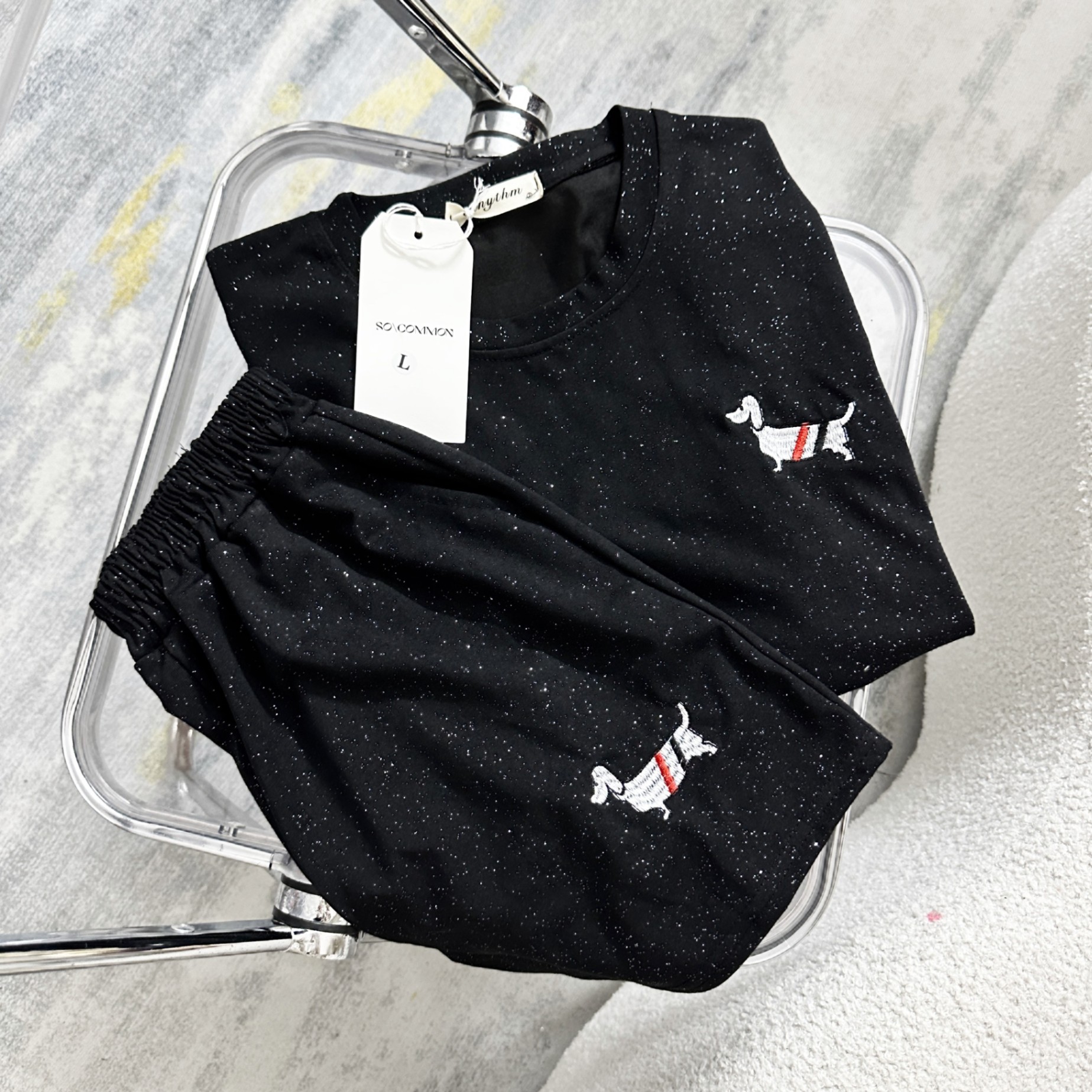 Bộ Cộc Nhũ In Chó 4 Màu