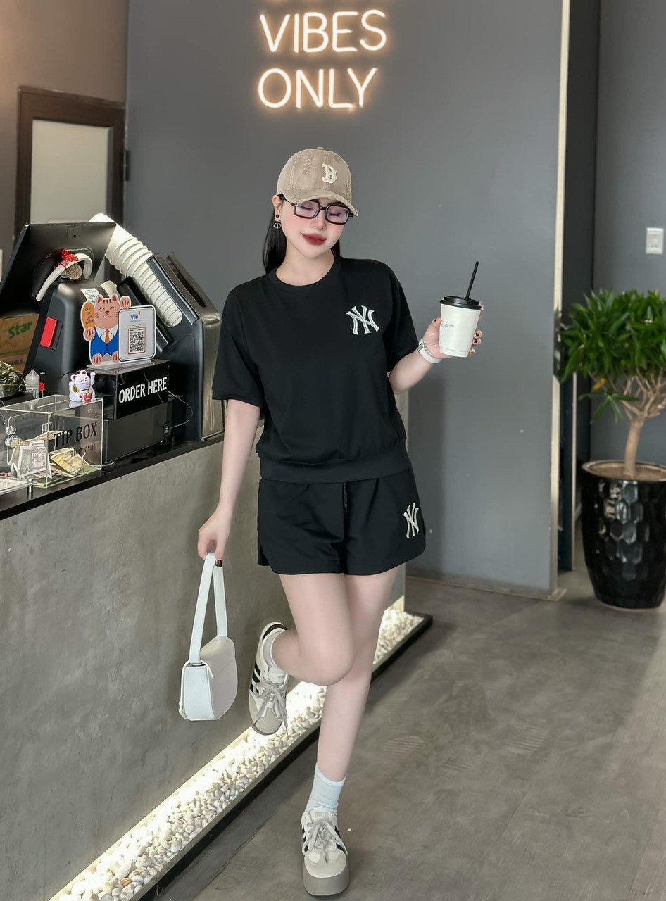 Bộ Cộc NY Bo Gấu Áo 3 Màu