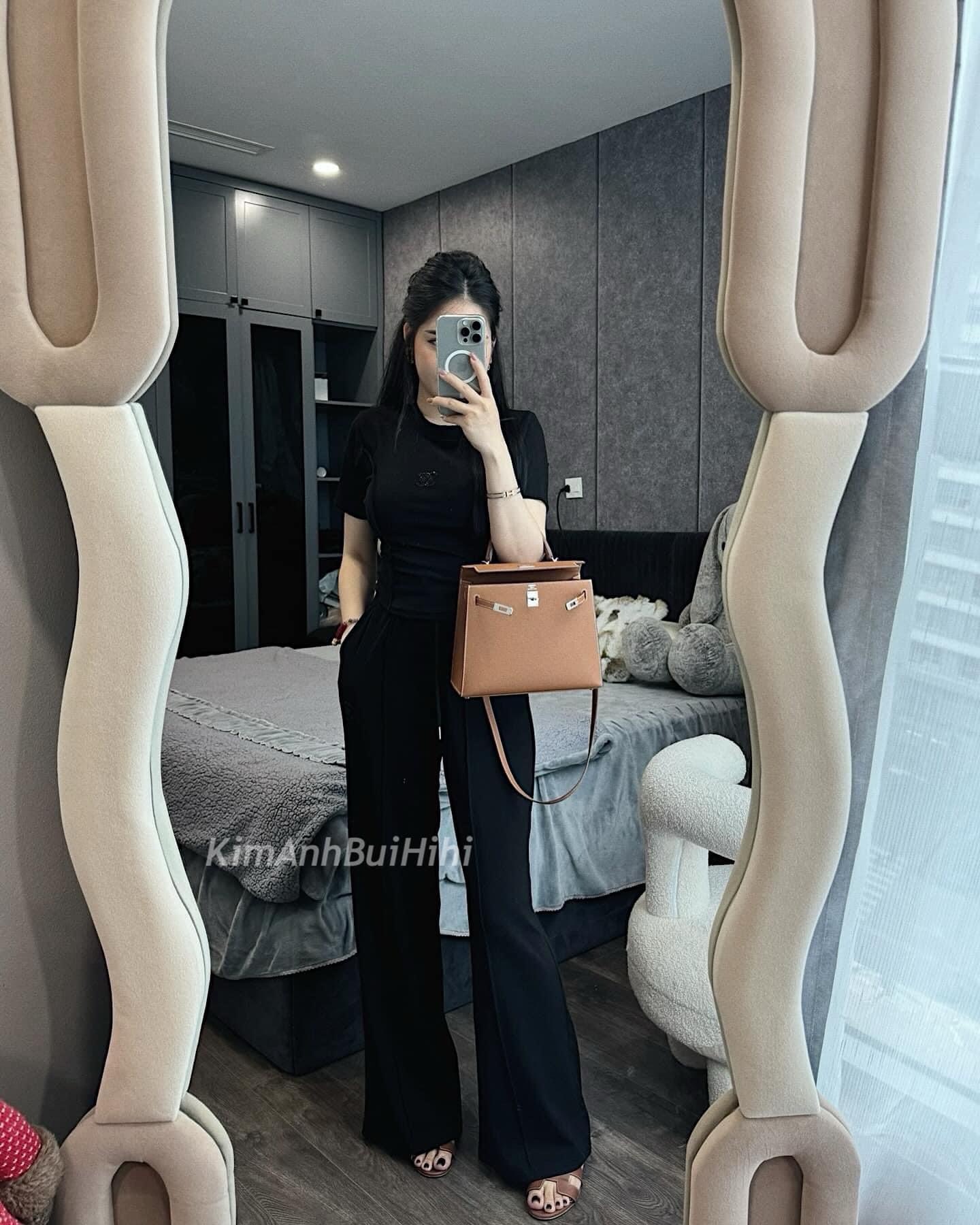 Bộ Quần Suông Gân Áo Chanel